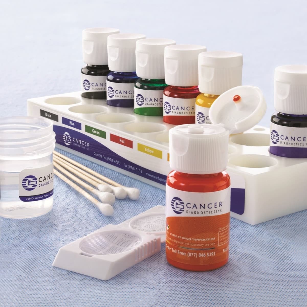 Kit Tissue Marking Dyes 7 colores — Cancer Diagnostics