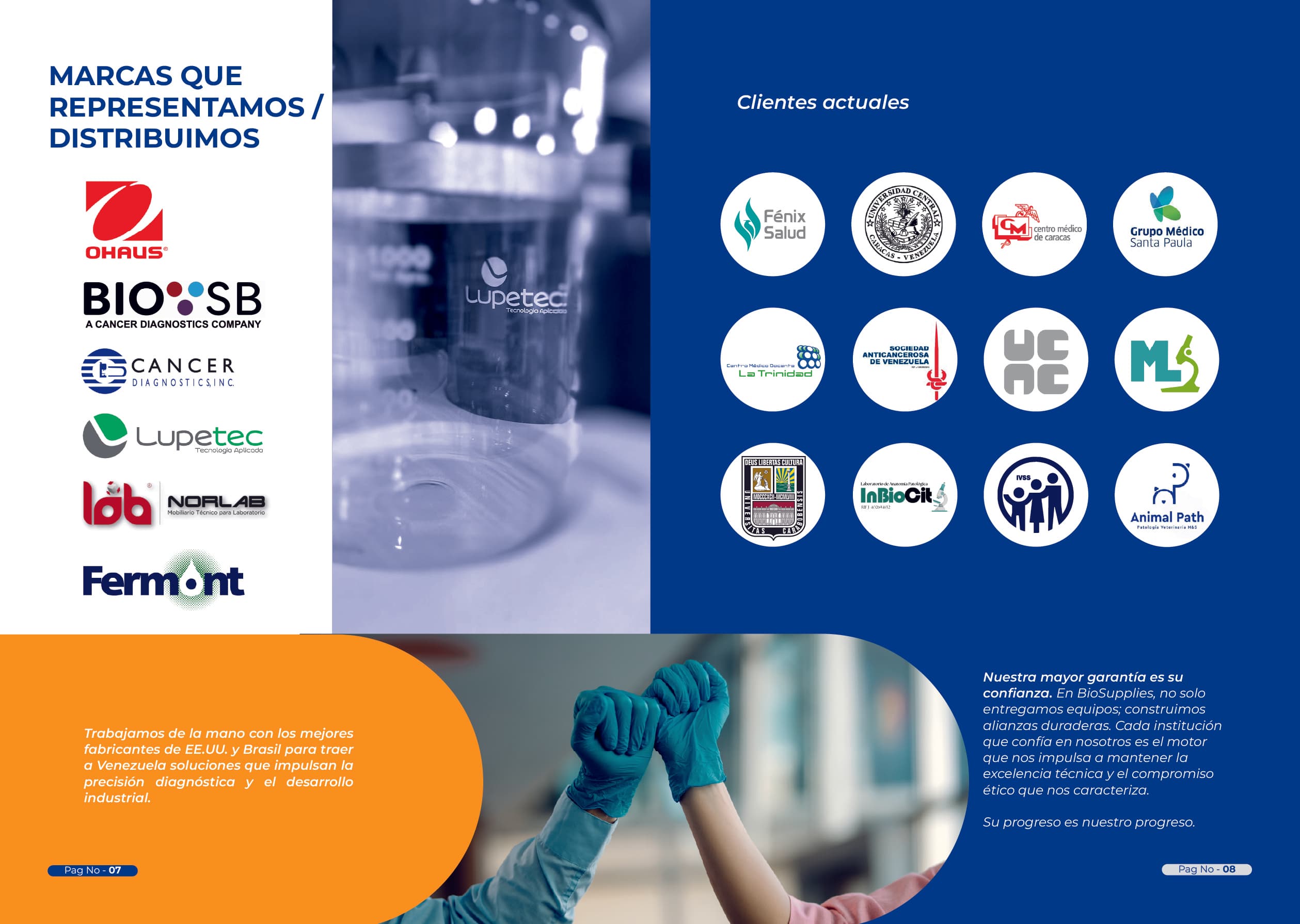 Marcas representadas por Biosupplies CC